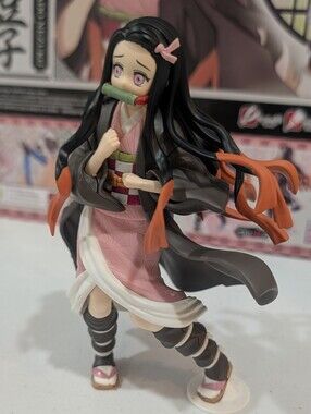 Nezuko Anime Figure in Pink Kimono